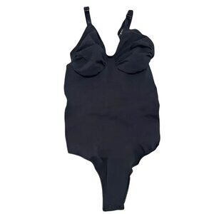 Skims 2X/3X sculpting thong bodysuit compression black slimming  NWOT MSRP $70